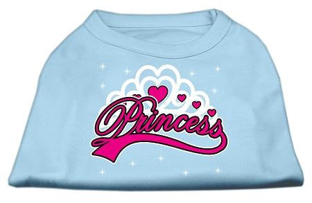 I'm a Princess Screen Print Shirts Baby Blue Sm (10)