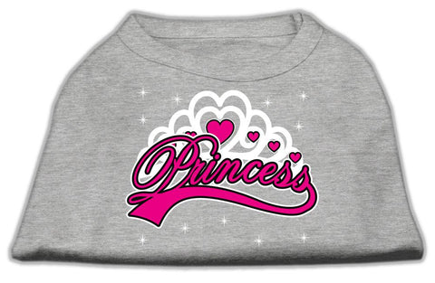 I'm a Princess Screen Print Shirts Grey XL (16)