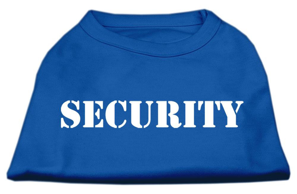 Security Screen Print Shirts Blue Lg (14)