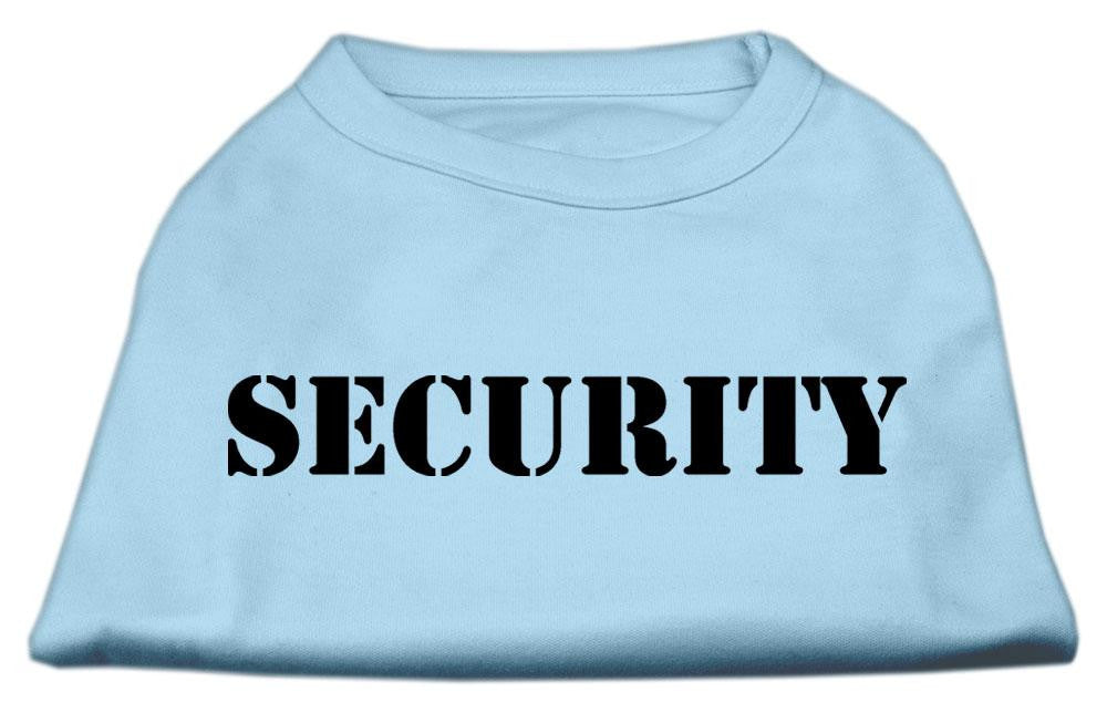 Security Screen Print Shirts Baby Blue w- black text XL (16)