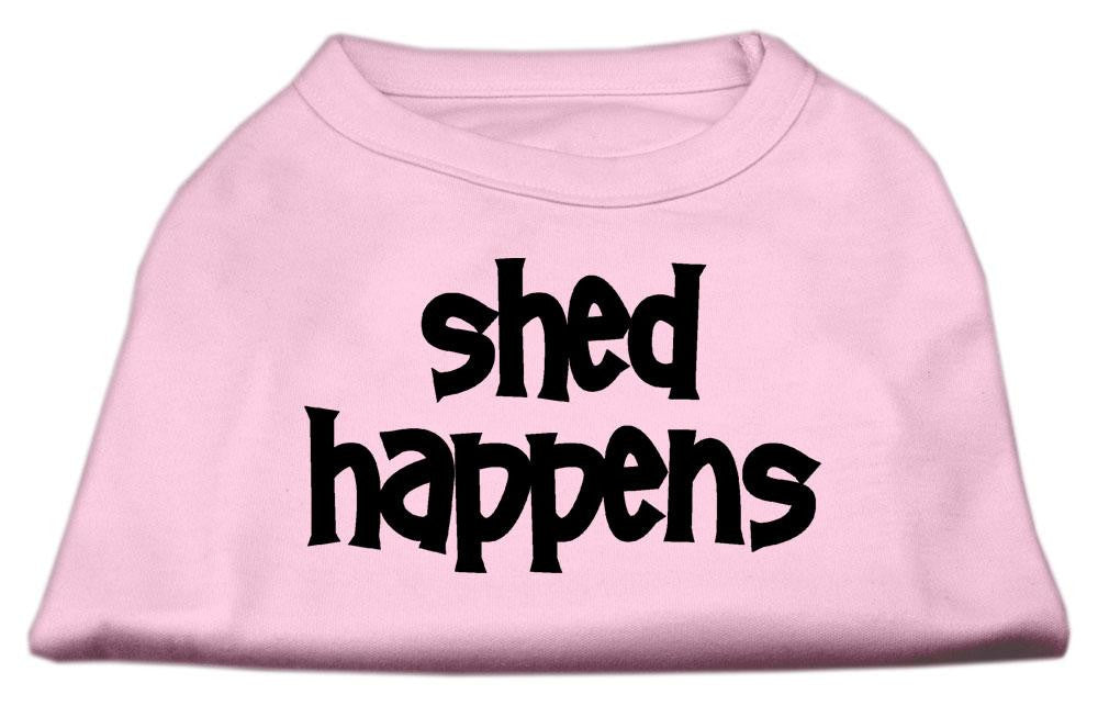 Shed Happens Screen Print Shirt Light Pink Lg (14)