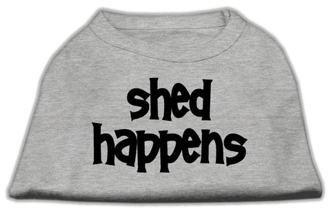 Shed Happens Screen Print Shirt Grey Med (12)