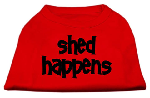 Shed Happens Screen Print Shirt Red Med (12)