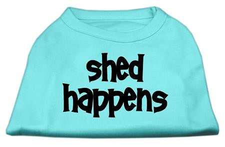 Shed Happens Screen Print Shirt Aqua Sm (10)