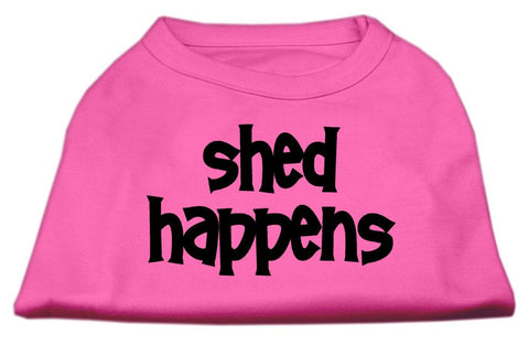 Shed Happens Screen Print Shirt Bright Pink Sm (10)