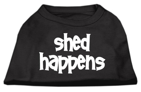 Shed Happens Screen Print Shirt Black  XS (8)