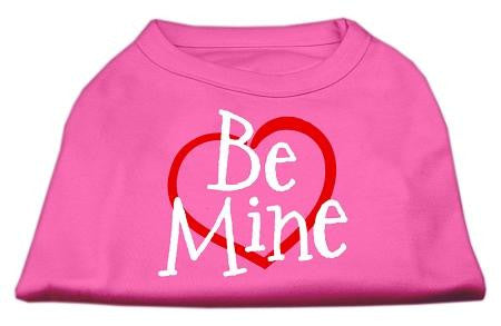 Be Mine Screen Print Shirt Bright Pink Lg (14)