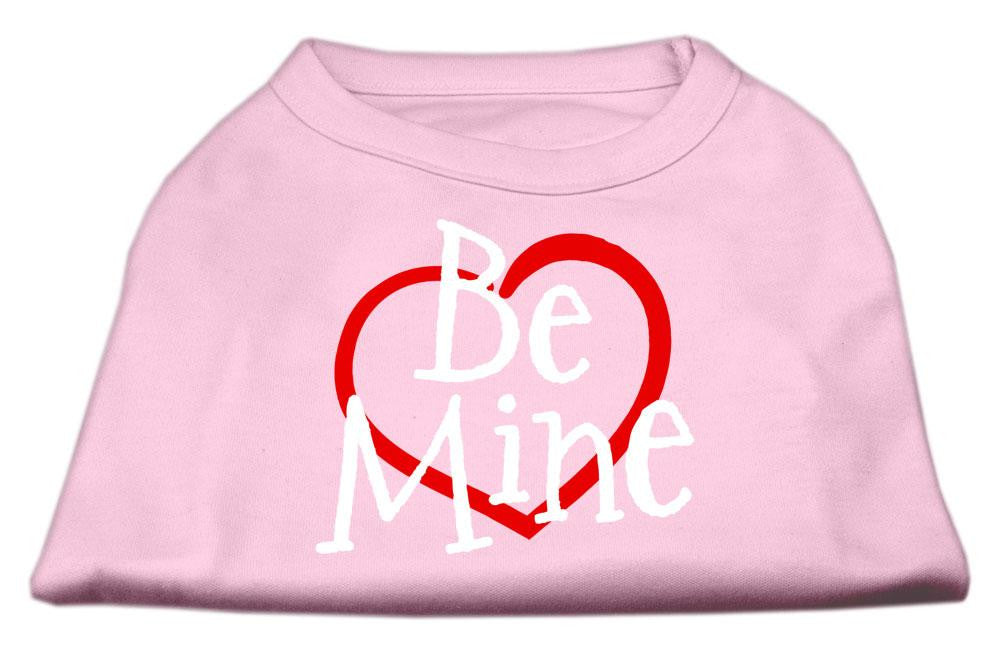 Be Mine Screen Print Shirt Light Pink  XS (8)