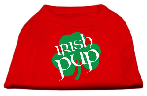 Irish Pup Screen Print Shirt Red XXL (18)