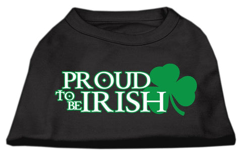 Proud to be Irish Screen Print Shirt Black  XXXL (20)