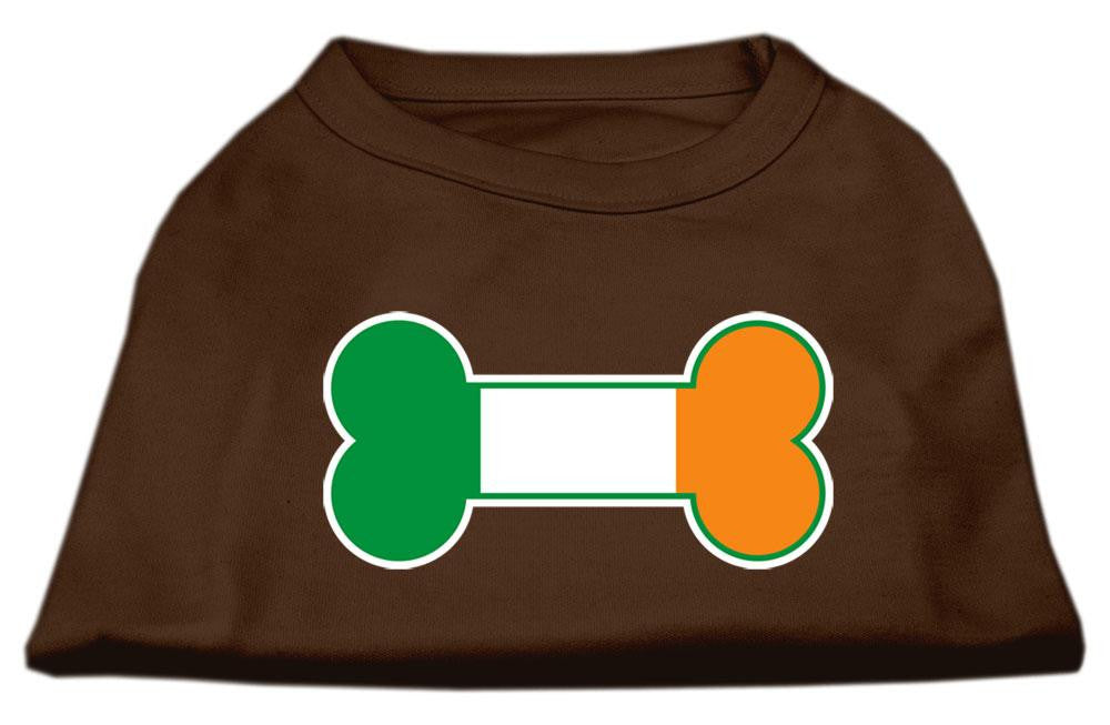 Bone Flag Ireland Screen Print Shirt Brown XS (8)