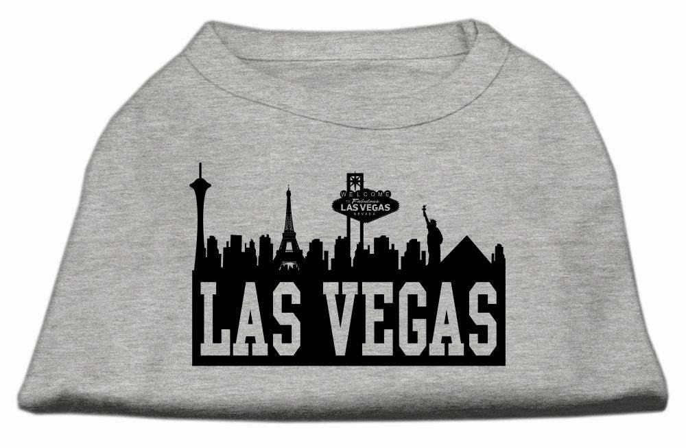 Las Vegas Skyline Screen Print Shirt Grey XL (16)