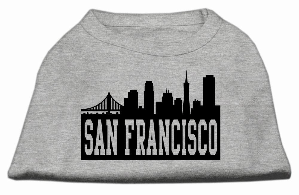 San Francisco Skyline Screen Print Shirt Grey XXL (18)