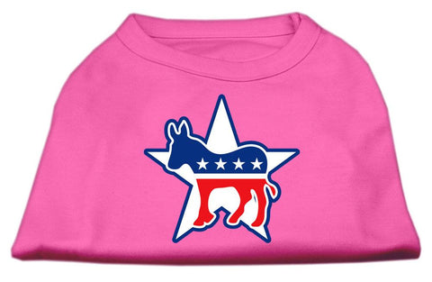 Democrat Screen Print Shirts Bright Pink XS (8)