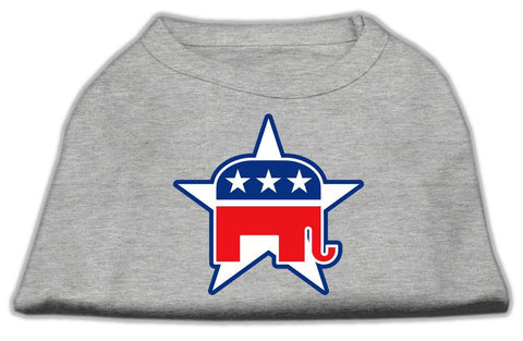 Republican Screen Print Shirts  Grey Xxl (18)