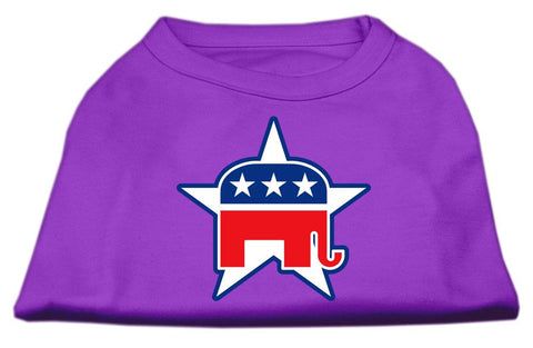 Republican Screen Print Shirts  Purple Xxl (18)