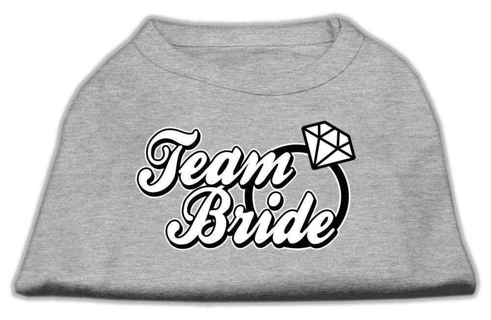 Team Bride Screen Print Shirt Grey Lg (14)