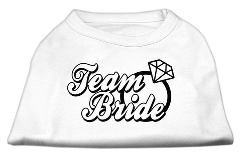 Team Bride Screen Print Shirt White XS (8)