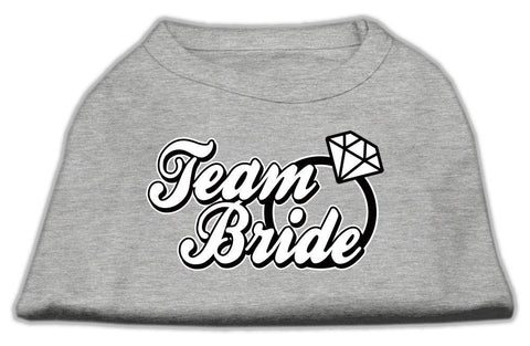 Team Bride Screen Print Shirt Grey Xxl (18)