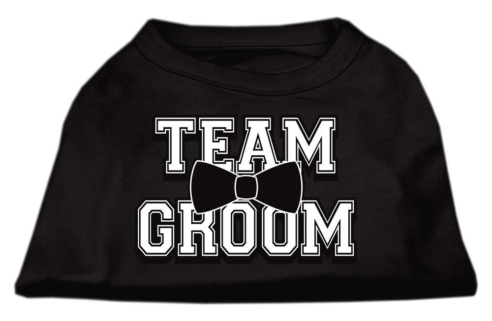 Team Groom Screen Print Shirt Black Lg (14)