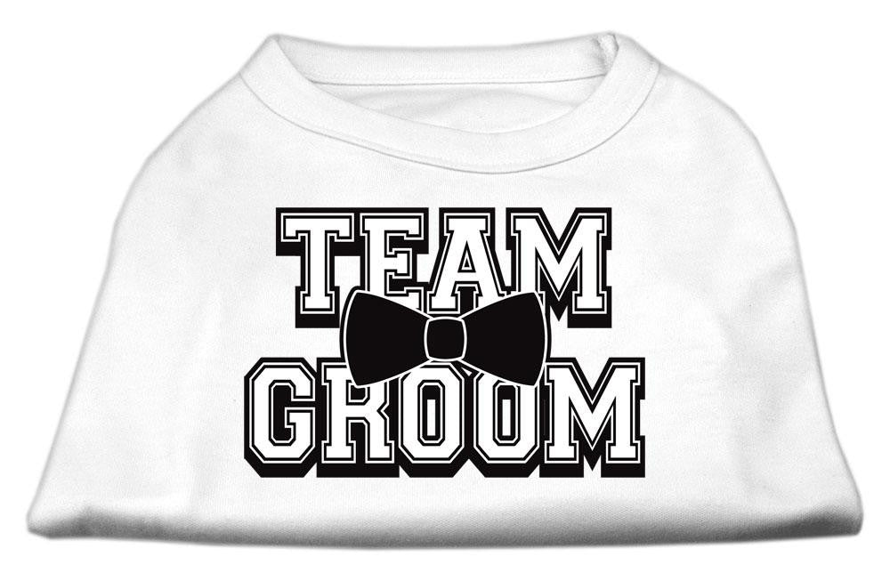 Team Groom Screen Print Shirt White XXL (18)