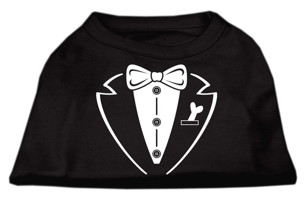 Tuxedo Screen Print Shirt Black XXL (18)