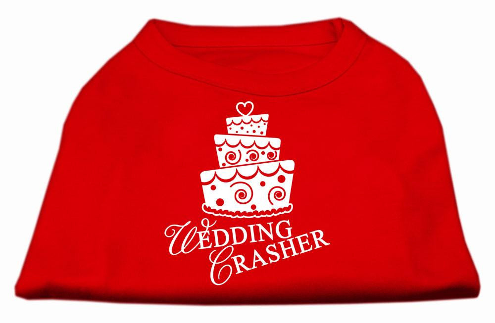 Wedding Crasher Screen Print Shirt Red  Med (12)