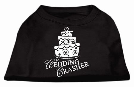 Wedding Crasher Screen Print Shirt Black  XS (8)