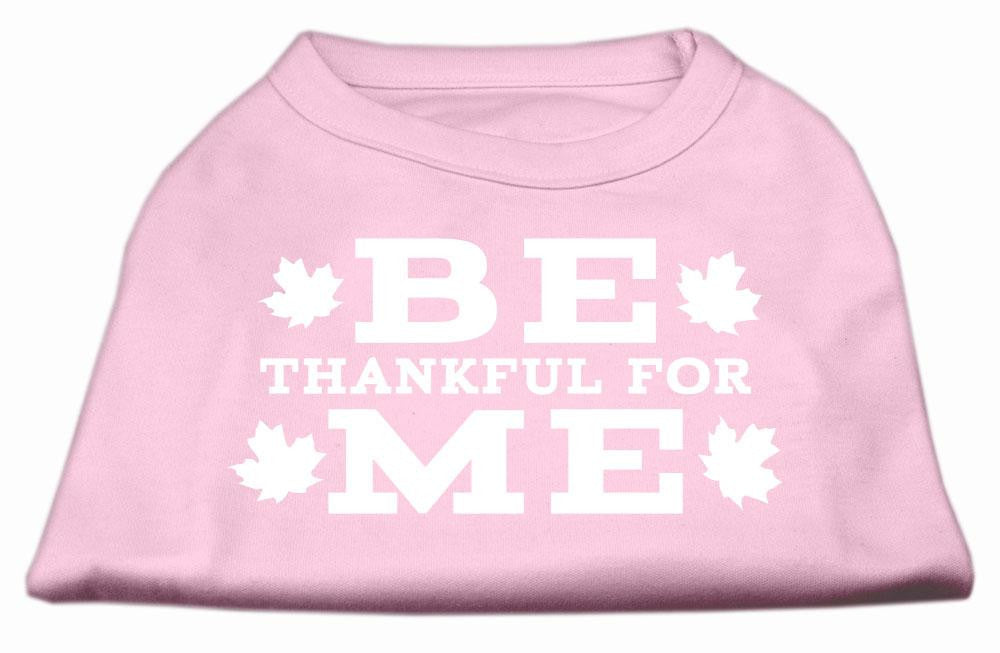 Be Thankful for Me Screen Print Shirt Light Pink XL (16)