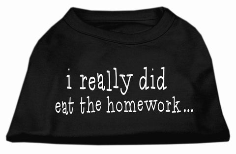 I really did eat the Homework Screen Print Shirt Black L (14)