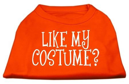 Like my costume? Screen Print Shirt Orange Lg (14)