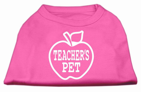 Teachers Pet Screen Print Shirt Bright Pink L (14)