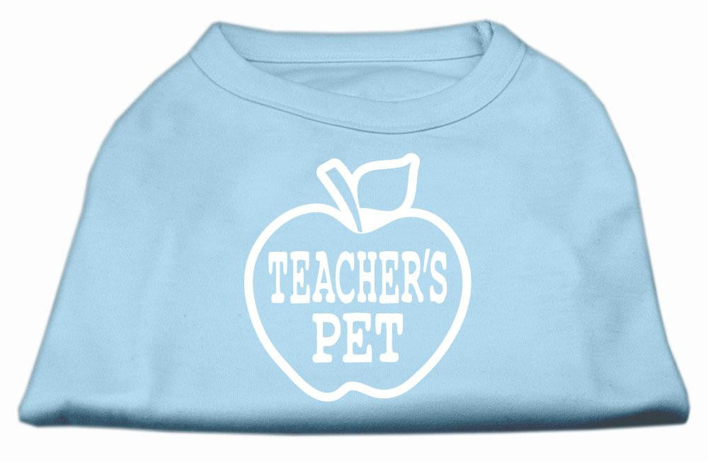 Teachers Pet Screen Print Shirt Baby Blue M (12)