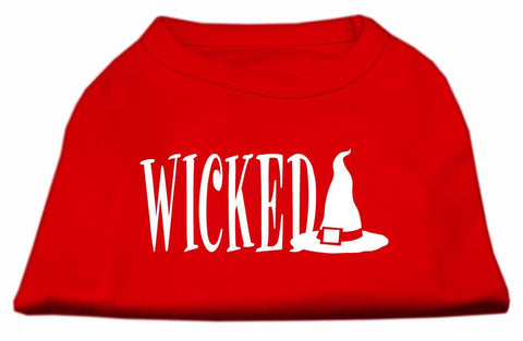 Wicked Screen Print Shirt Red L (14)