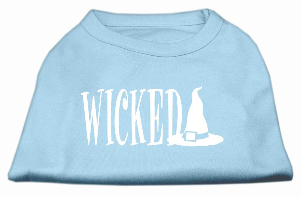 Wicked Screen Print Shirt Baby Blue S (10)