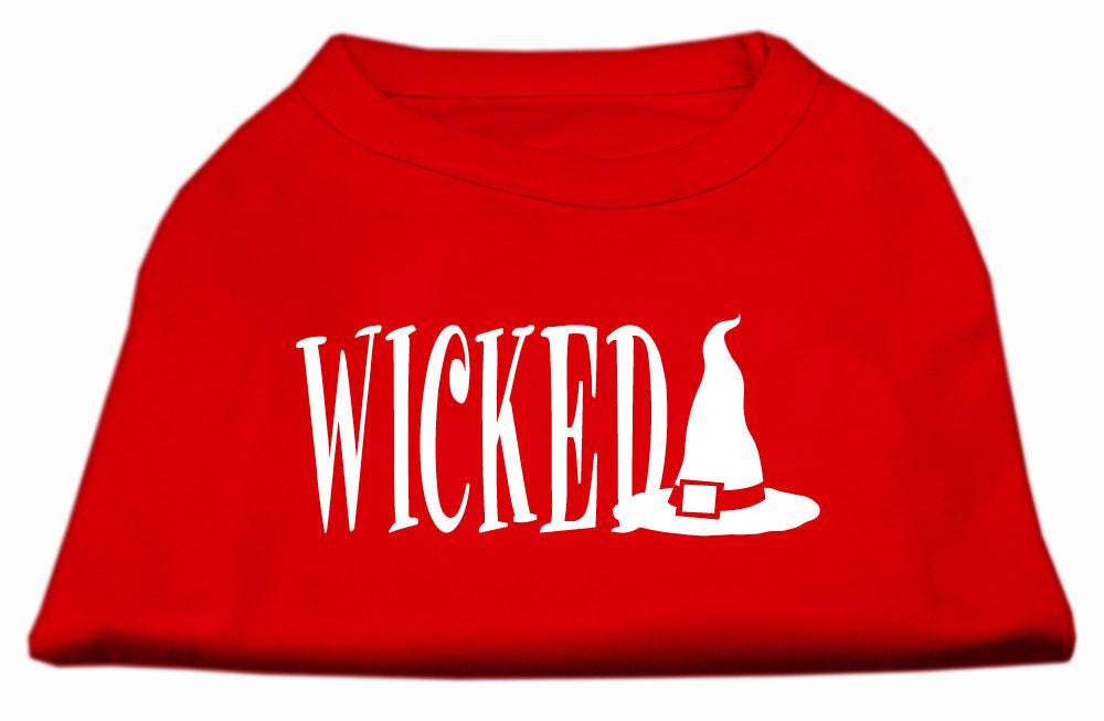 Wicked Screen Print Shirt Red XXL (18)