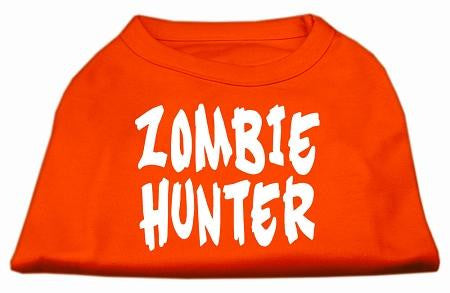 Zombie Hunter Screen Print Shirt Orange XL (16)