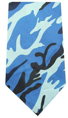 Plain Patterned Bandana Blue Camo