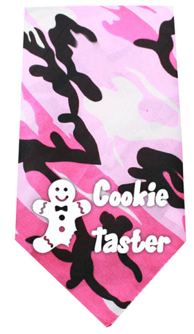 Cookie Taster Screen Print Bandana Pink Camo