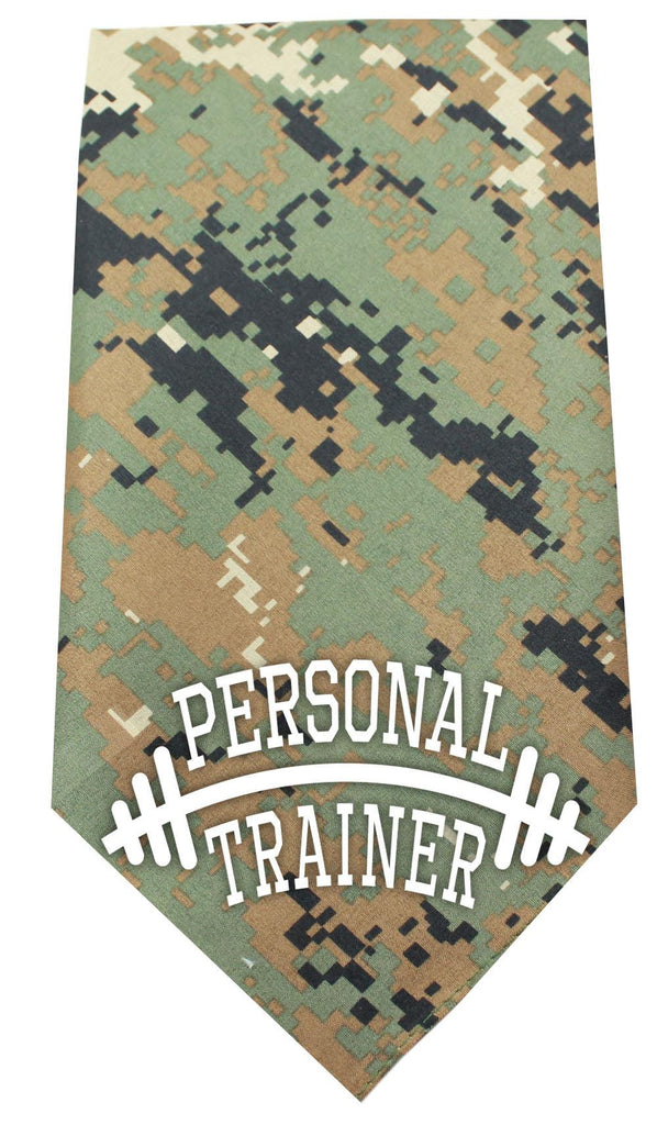 Personal Trainer Screen Print Bandana Digital Camo