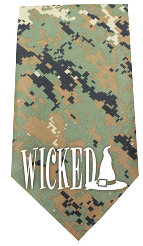 Wicked Screen Print Bandana Digital Camo