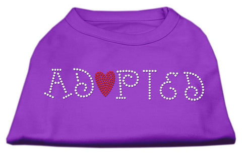 Adopted Rhinestone Shirt Purple XL (16)