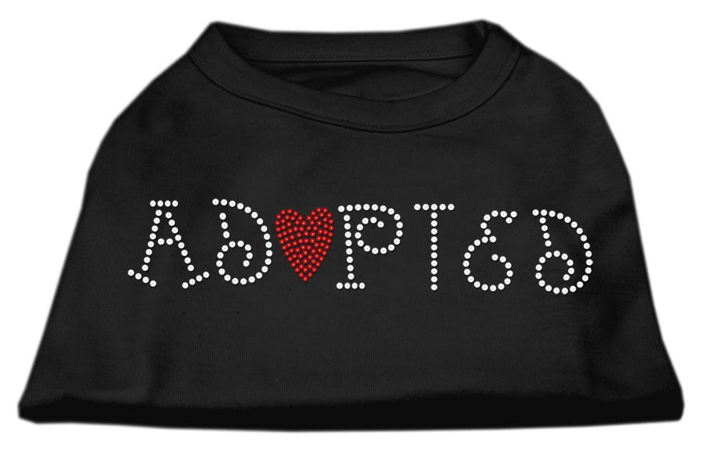 Adopted Rhinestone Shirt Black XXXL(20)