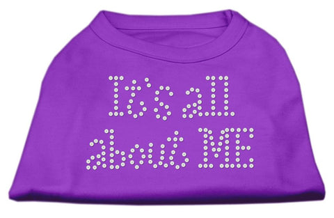 It's All About Me Rhinestone Shirts Purple M (12)