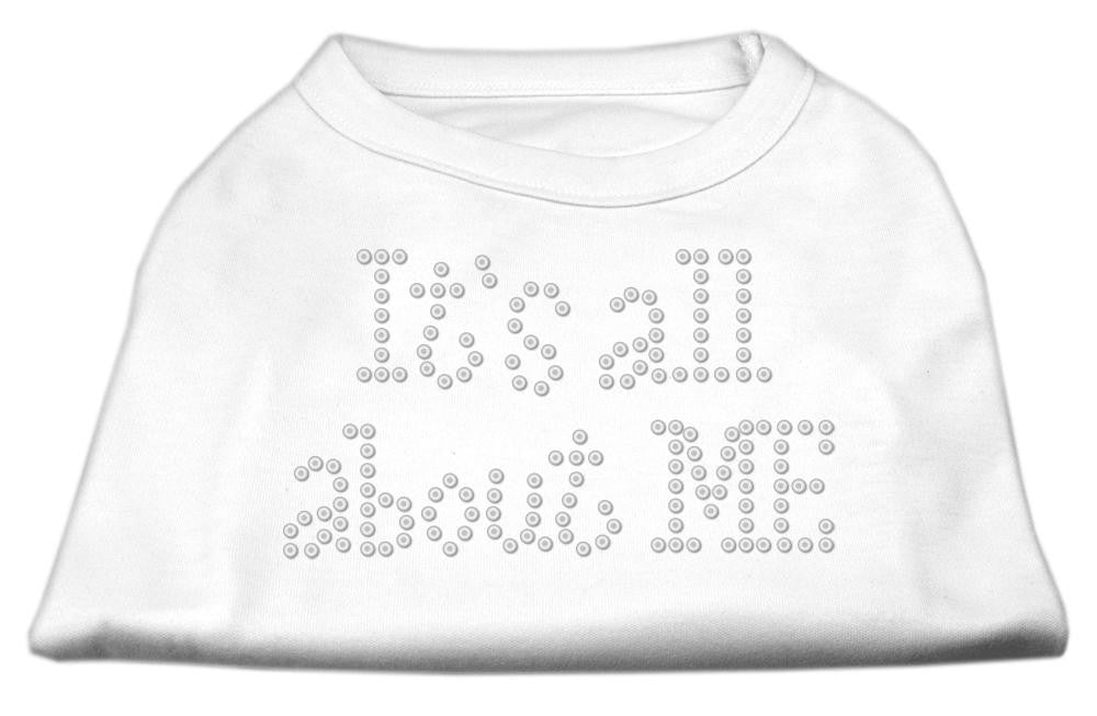 It's All About Me Rhinestone Shirts White XL (16)