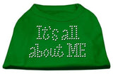 It's All About Me Rhinestone Shirts Emerald Green XS (8)