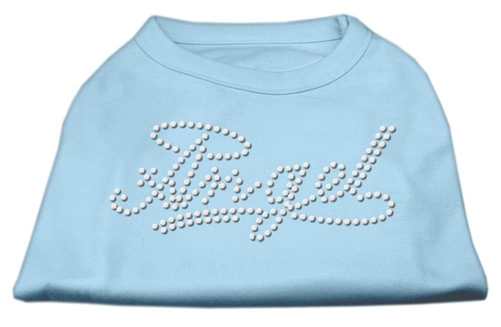 Angel Rhinestud Shirt Baby Blue XL (16)