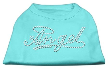 Angel Rhinestud Shirt Aqua XXL (18)