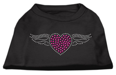 Aviator Rhinestone Shirt Black XXL (18)