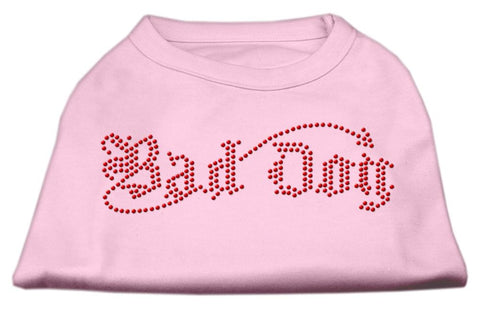 Bad Dog Rhinestone Shirts Light Pink S (10)